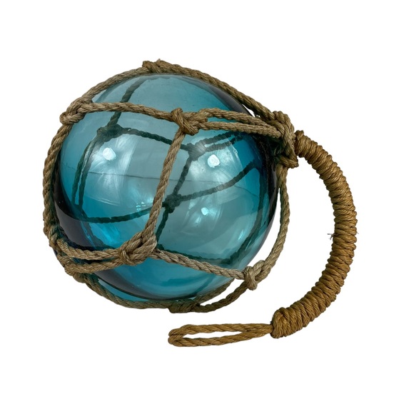 Large Lighthousecore Japanese Fishing Float Glass Vintage Nautical Ocean Sea 12” - Picture 2 of 16